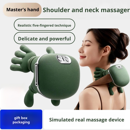 Portable Handheld Neck Massager – Mini Electric Cervical & Shoulder Relaxation Device
